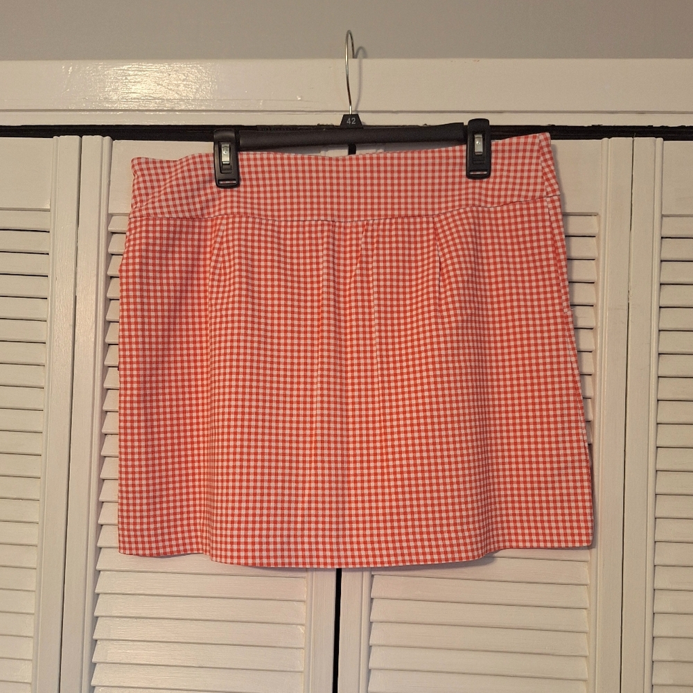 Eight clovers gingham check skirt skort sz 14 NWT *D7 - Picture 2 of 10